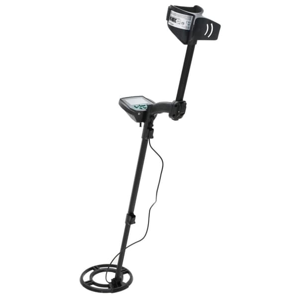 Metalldetektor 24 cm sökdjup med LCD-skärm