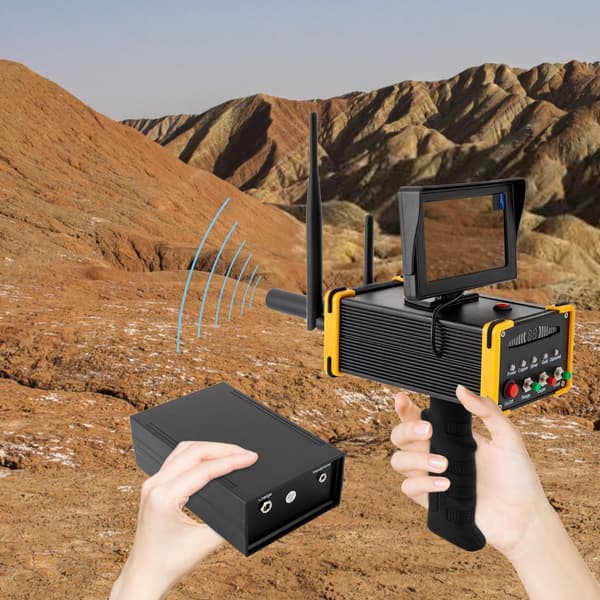 Handhållen metall detektor, 360° detektering, LCD-display