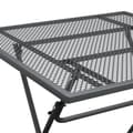 Pikkukuva 6 / 9: vidaXL Puutarhapöytä 80x80x72 cm laajennettu metalliverkko antrasiitti