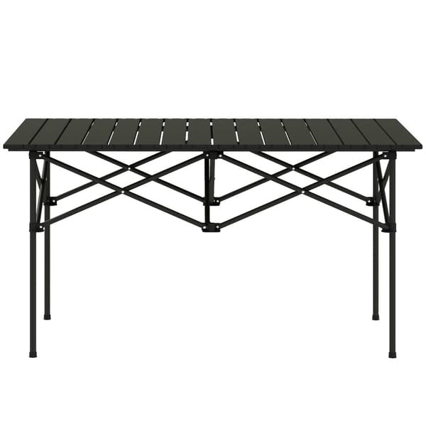 Campingbord, 95x55 cm, Sort