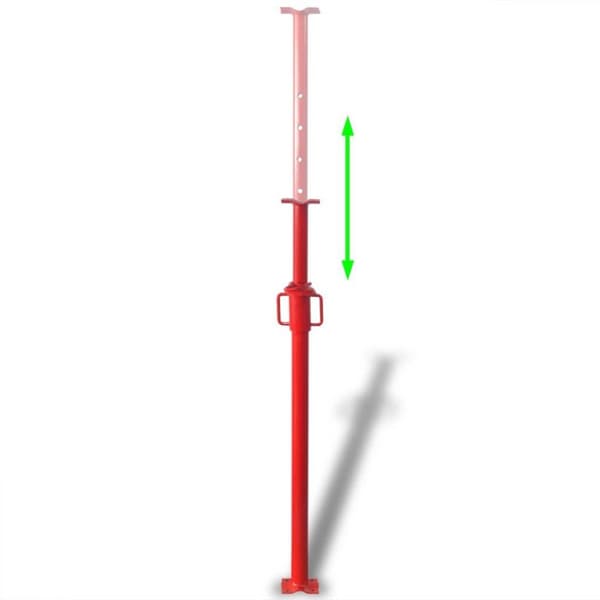 vidaXL Støttepåle 180 cm Rød