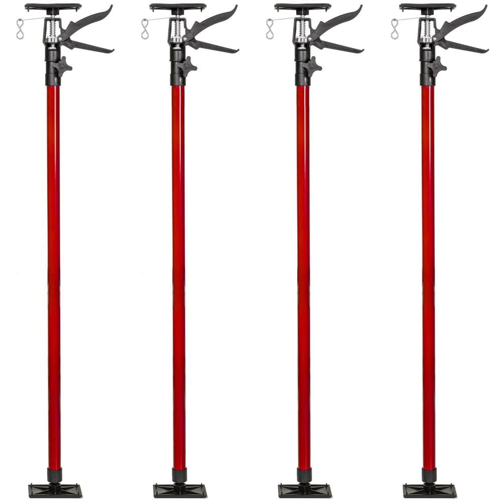 4 loftstøtter 115 – 290cm - rød