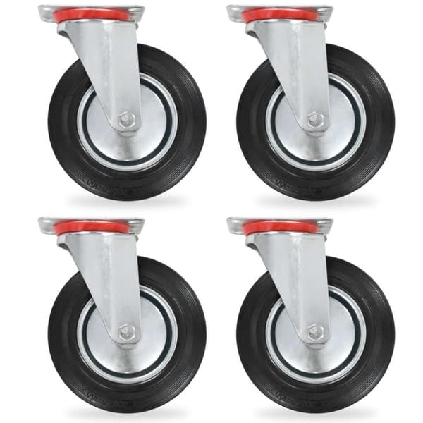 vidaXL Rullapyörät 4 kpl 200 mm