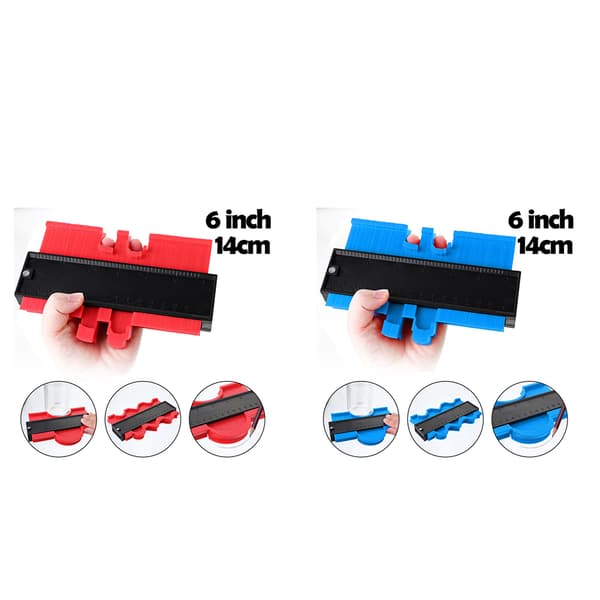Praktisk 14CM 6TUM Konturmall Hög Kvalitet