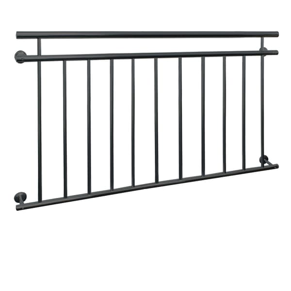 Fransk altan sprosser rækværk antracit stang rækværk 156 x 90 cm