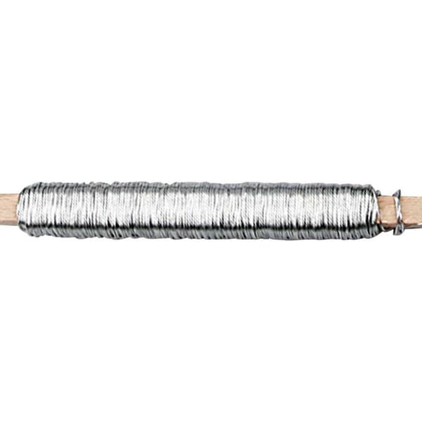 Ståltråd 0,6 mm - 10 rullar á 50 meter - Galvaniserad Silver