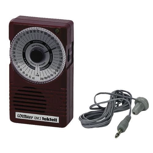 Elektronisk metronom - WITTNER - Taktell QM2 - Tempo från 40 till 208 slag/minut - Röd