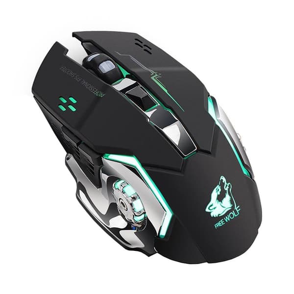 X8 Trådlös 2,4GHz Gamingmus med LED Belysning