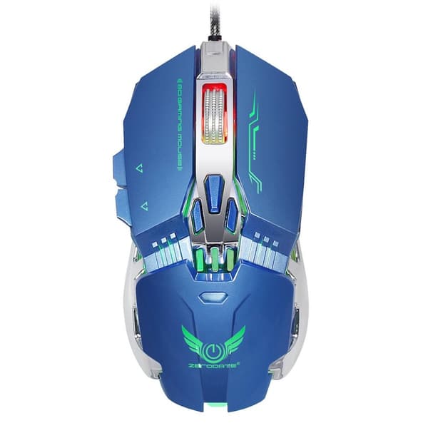 ZERODATE  X800 USB 8 programmerbara knappar 3200 DPI