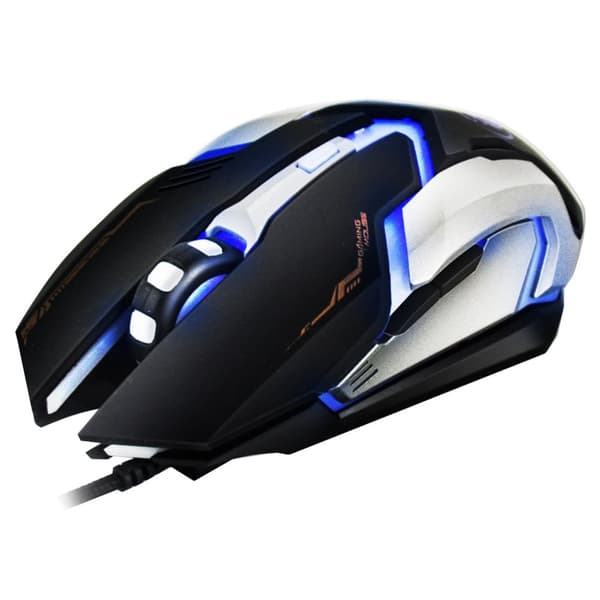 iMICE V6 Hög Precision Gamingmus USB 6knappar 3200 DPI Svart