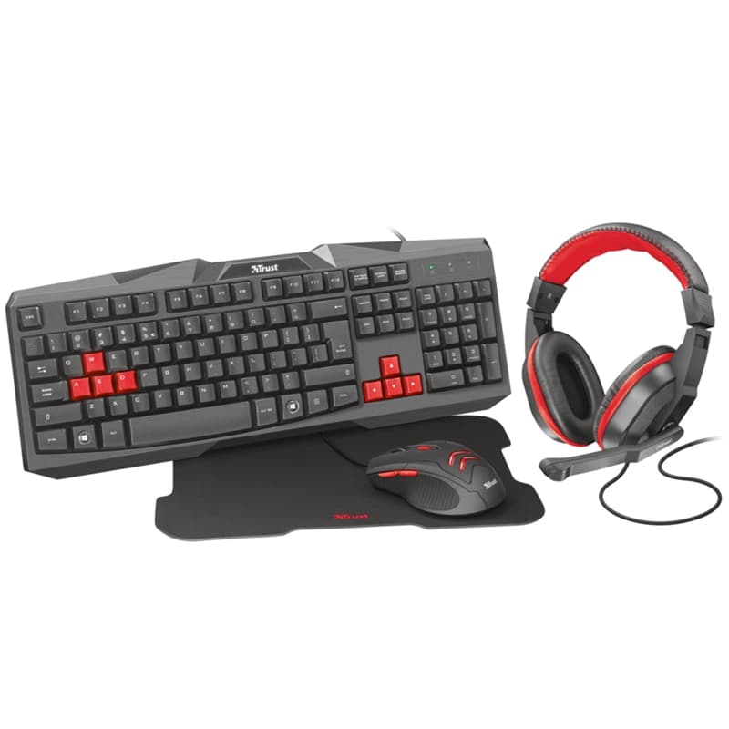 Trust Ziva 4 In 1 Gaming Bundle Cdon