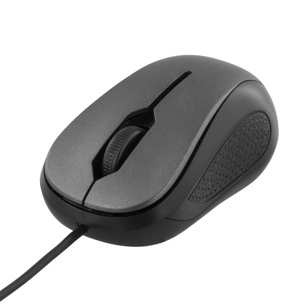 DELTACO optisk minimus, 2 knapper med scroll, <b>1000 DPI</b>, USB, so