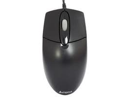A4Tech OP-720 - Mus - optisk - 3 knapper - kablet - USB - svart