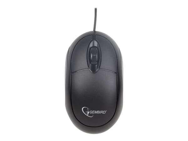 Gembird MUS-U-01, Molempikätinen, Optinen, USB A-tyyppi, 1000 DPI, Musta
