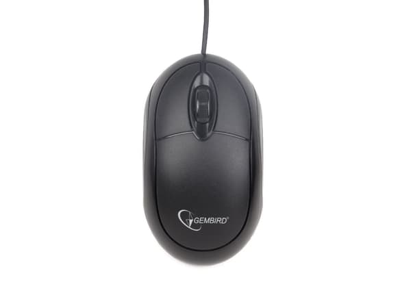 Gembird MUS-U-01, Molempikätinen, Optinen, USB A-tyyppi, 1000 DPI, Musta