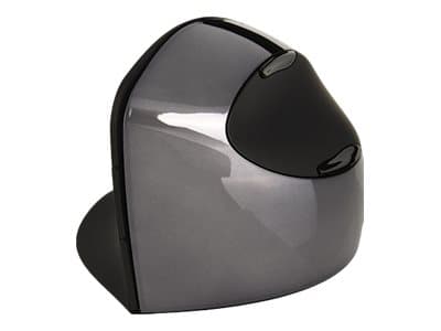 Evoluent VerticalMouse C Right - Vertikal mus - högerhänt - optisk - 5 knappar - trådlös - 2.4 GHz - trådlös USB-mottagare