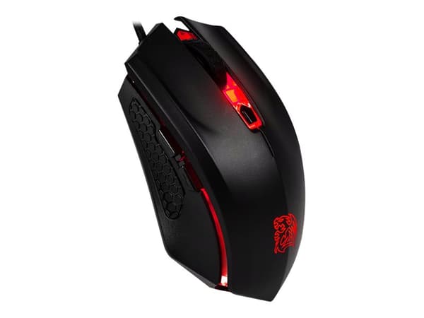 Tt eSPORTS TALON X Gaming Gear Combo, Molempikätinen, Optinen, USB A-tyyppi, 3200 DPI, Musta