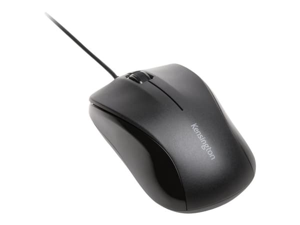 Mus Kensington ValuMouse med USB-ledning, 3-knapper sort