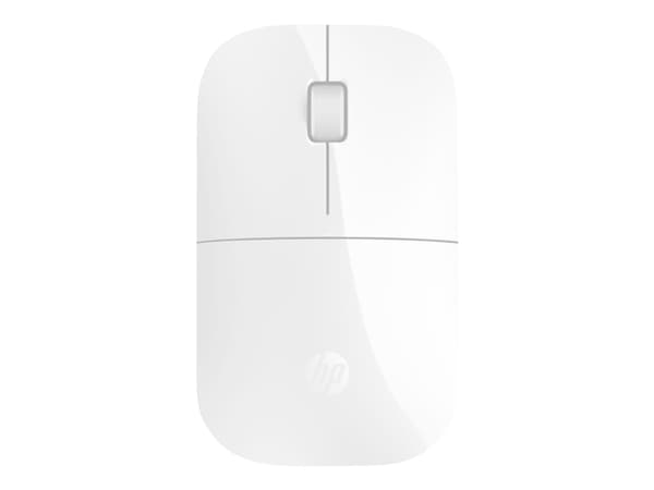 HP Z3700 - Mus - trådlös - 2.4 GHz - trådlös USB-mottagare - vit