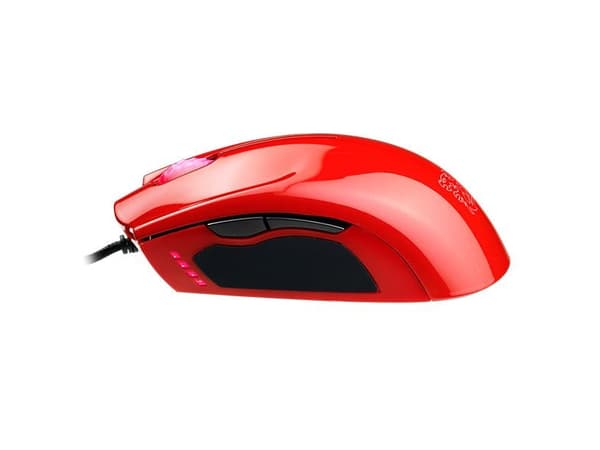 Tt eSPORTS Saphira - Mus - optisk - 5 knappar - kabling - USB - flammande rött