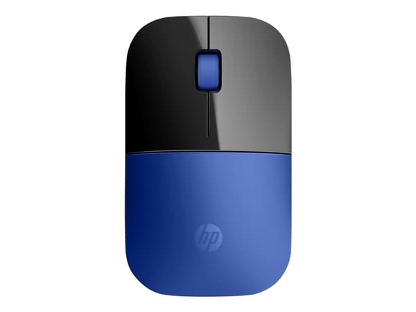 HP Z3700 - Mus - optisk - trådlös - 2.4 GHz - trådlös USB-mottagare - blå
