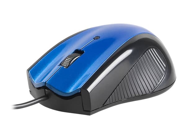 Tracer Dazzer - Mus - optisk - 3 knappar - kabelansluten - USB - blå