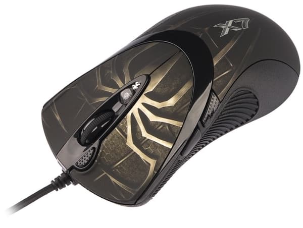 A4Tech X7 Gaming Mouse XL-747H - Mus - laser - kabelansluten - USB