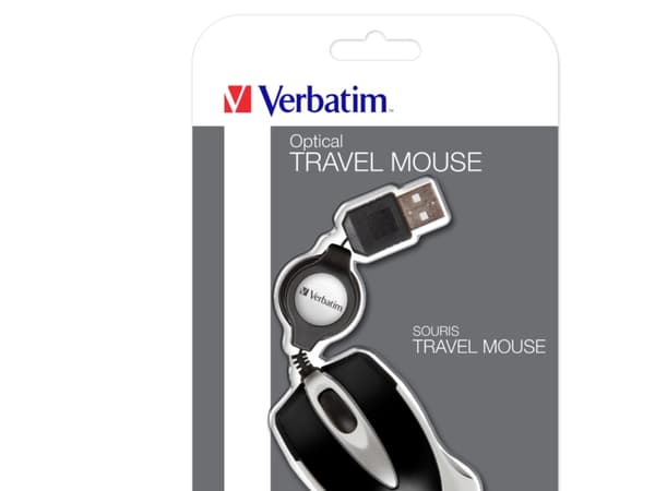 Verbatim Go Mini, Molempikätinen, Optinen, USB A-tyyppi, 1000 DPI