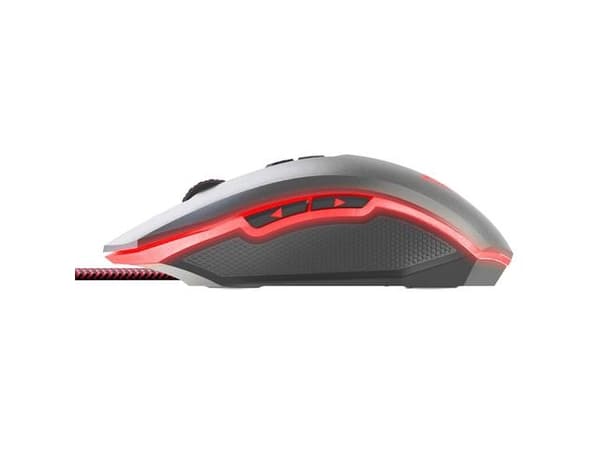 Patriot Memory Viper V530, Oikeakätinen, Optinen, USB A-tyyppi, 4000 DPI, Musta, Punainen