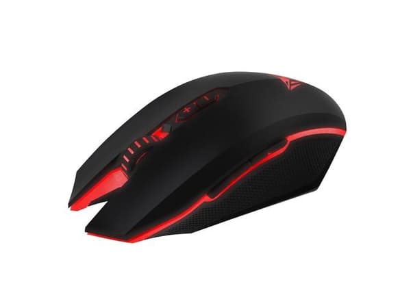 Patriot Memory Viper V530, Oikeakätinen, Optinen, USB A-tyyppi, 4000 DPI, Musta, Punainen