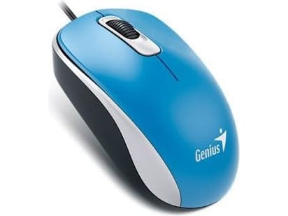 Genius Computer Technology DX-110, Ambidextrous, Optisk, USB Type-A, 1000 DPI, Blå