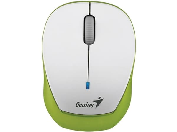 Genius Computer Technology Micro Traveler 9000R V2, IR LED, Langaton RF, 1200 DPI, Vihreä, Valkoinen