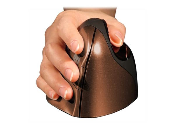 Bakker Elkhuizen Evoluent4 Small Wireless - Mus - högerhänt - optisk - 6 knappar - trådlös