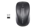 Miniatyrbilde 5 av 5: Kensington Wireless ValuMouse - Mus - høyre- og venstrehåndet - optisk - 3 knapper - trådløs - 2.4 GHz - USB trådløs mottaker - svart