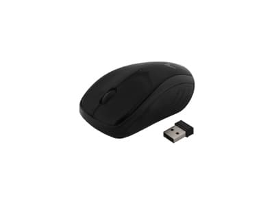 ART AM-92A - Mus - optisk - 3 knapper - trådløs - 2.4 GHz - USB trådløs mottaker - svart