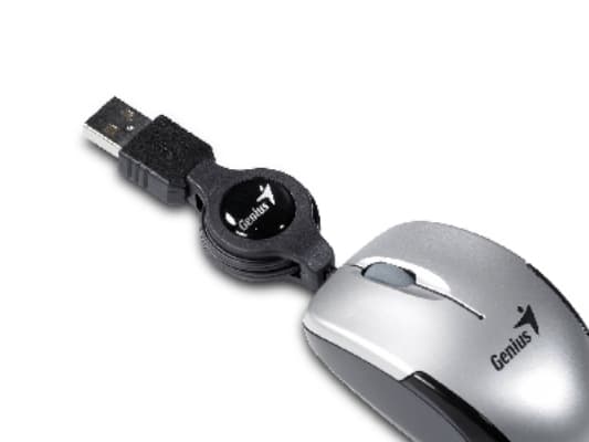 Genius Computer Technology Micro Traveler V2, Optinen, USB A-tyyppi, 1000 DPI, Hopea