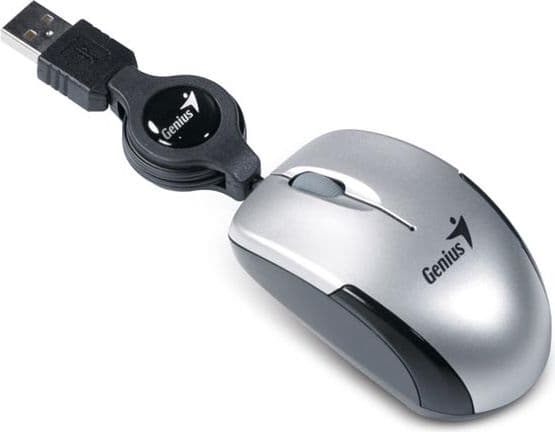 Genius Computer Technology Micro Traveler V2, Optinen, USB A-tyyppi, 1000 DPI, Hopea