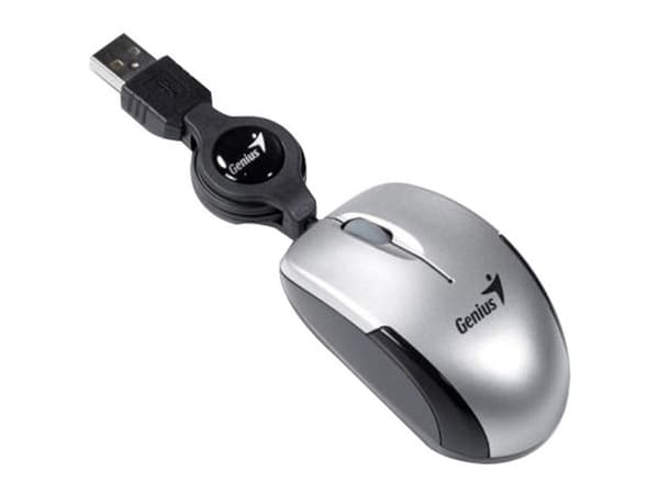 Genius Computer Technology Micro Traveler V2, Optinen, USB A-tyyppi, 1000 DPI, Hopea Hopea