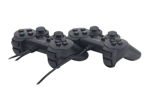 GEMBIRD JPD-UDV2-01 - Håndkonsoll - 10 knapper - kablet (en pakke 2) - for PC
