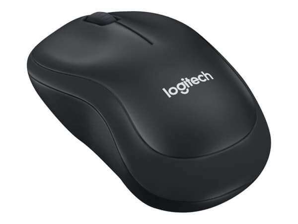 Logitech B220 Silent - Mus - optisk - 3 knapper - trådløs - 2.4 GHz - USB trådløs mottaker