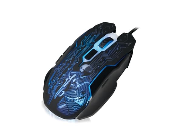 LogiLink ID0137, Ambidextrous, Optisk, USB Type-A, 2400 DPI, Svart Svart