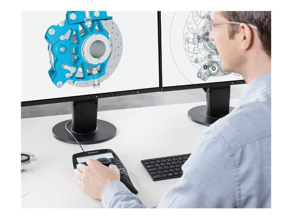 3Dconnexion SpaceMouse Enterprise - 3D-mus - 31 knappar - kabelansluten - USB