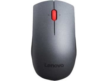 Lenovo 4X30H56886, Molempikätinen, Laser, Langaton RF, 1600 DPI, Harmaa, Punainen