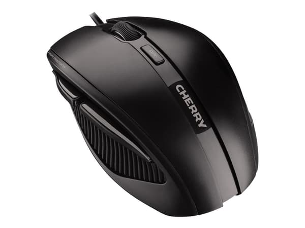 CHERRY MC 3000 - Mus - högerhänt - optisk - 5 knappar - kabelansluten - USB - svart