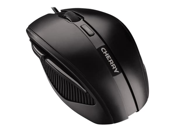 CHERRY MC 3000 - Mus - högerhänt - optisk - 5 knappar - kabelansluten - USB - svart