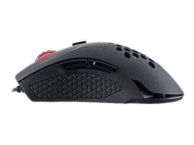 Tt eSPORTS VENTUS X Plus - Mus - högerhänt - laser - 6 knappar - kabelansluten - USB - svart