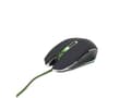 Pikkukuva 5 / 5: Gembird MUSG-001-G, Molempikätinen, USB A-tyyppi, 2400 DPI, Musta, Vihreä
