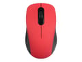 Miniatyrbilde 2 av 5: ModeCom MC-WM10S - Mus - optisk - trådløs - 2.4 GHz - USB trådløs mottaker - rød