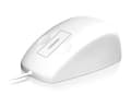 Miniatyrbilde 3 av 5: KeySonic KSM-5030M-W - Mus - 3 knapper - kablet - USB - hvit