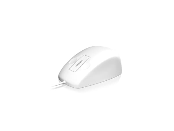 KeySonic KSM-5030M-W - Mus - 3 knapper - kablet - USB - hvit